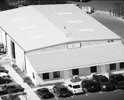aerial view of apex window building