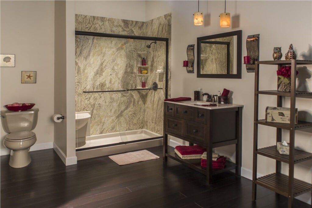 Embrace the Convenience of a Corner Walk-In Shower