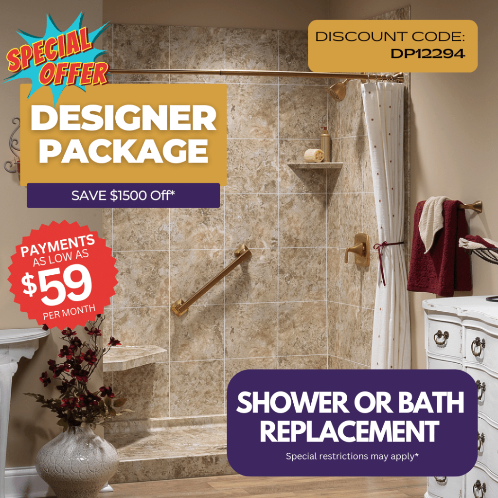 Apex Bathroom Remodeling Walk-In Shower Special Offers​