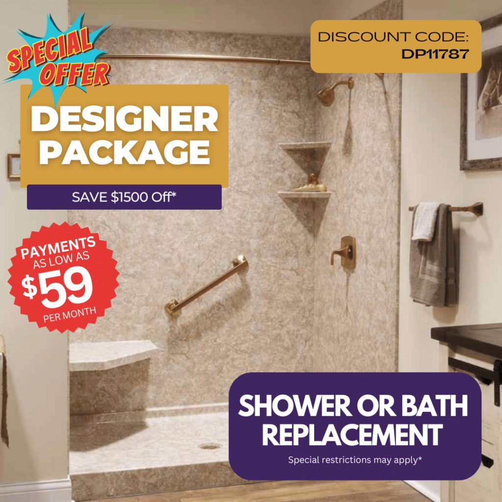 Apex Bathroom Remodeling Walk-In Shower Special Offers​
