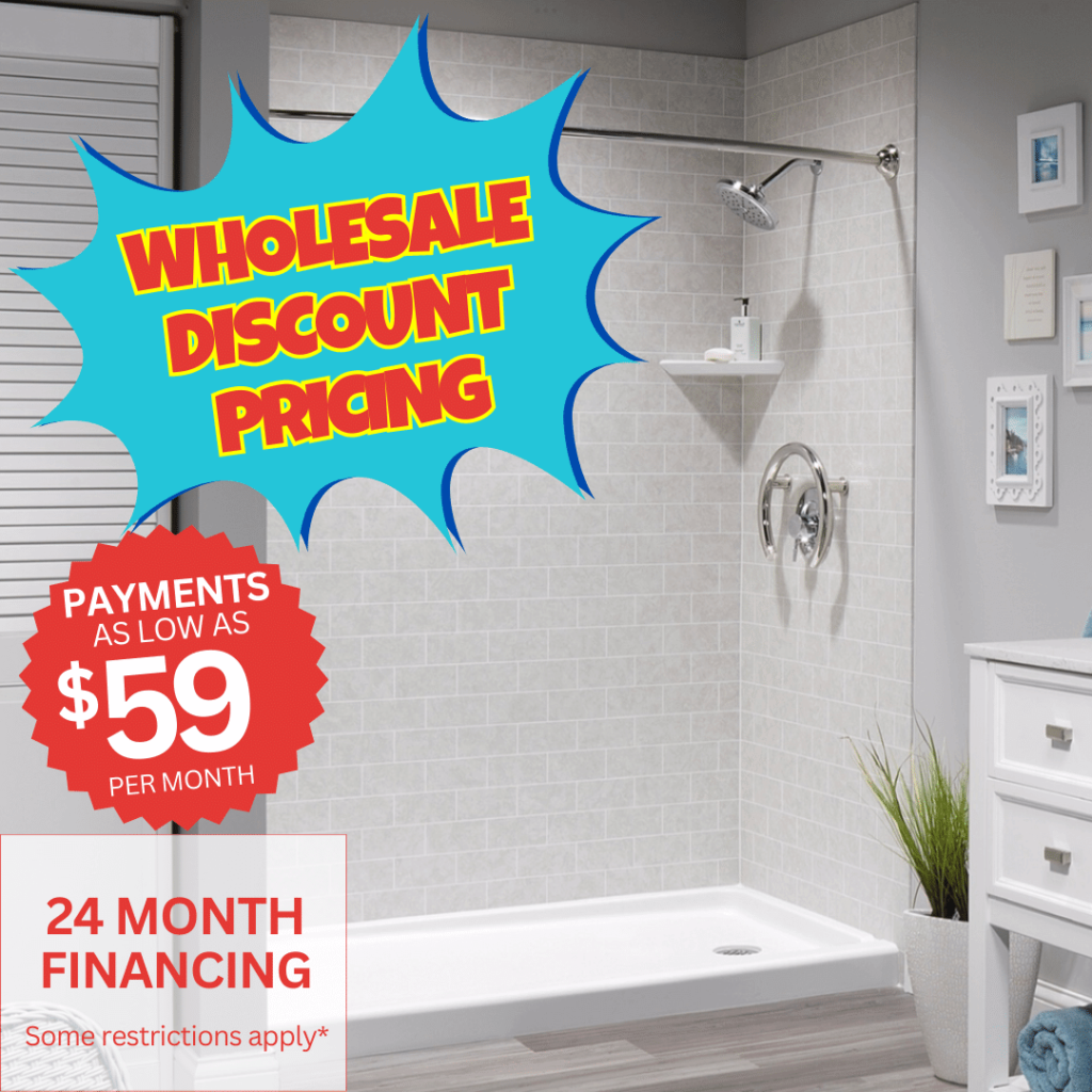 Apex Bathroom Remodeling Walk-In Shower Special Offers​