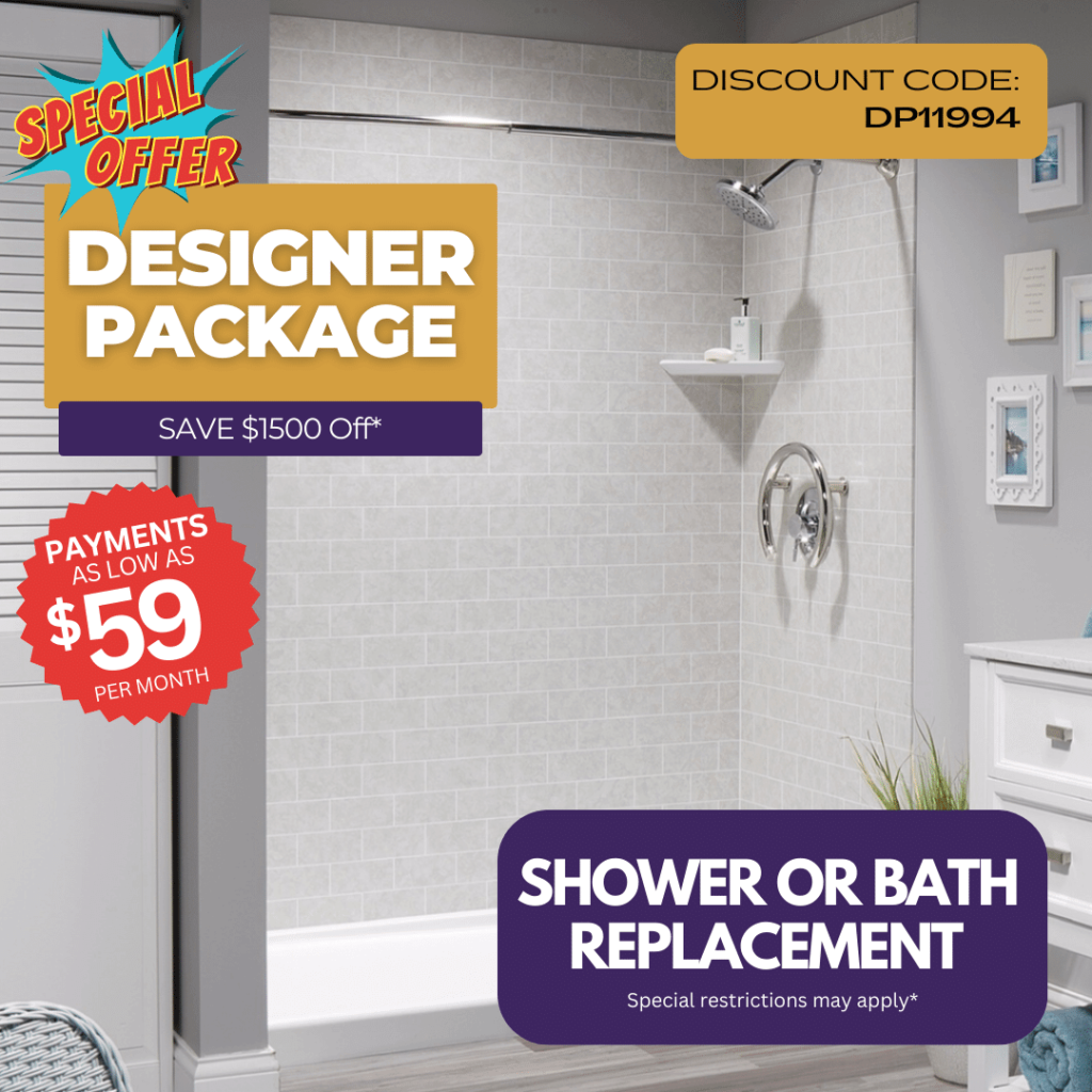 Apex Bathroom Remodeling Walk-In Shower Special Offers​