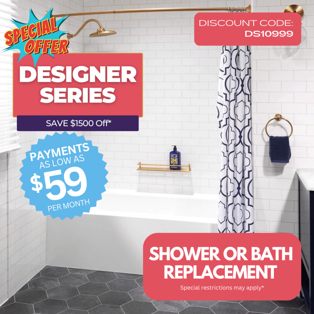 Apex Bathroom Remodeling Walk-In Shower Special Offers​