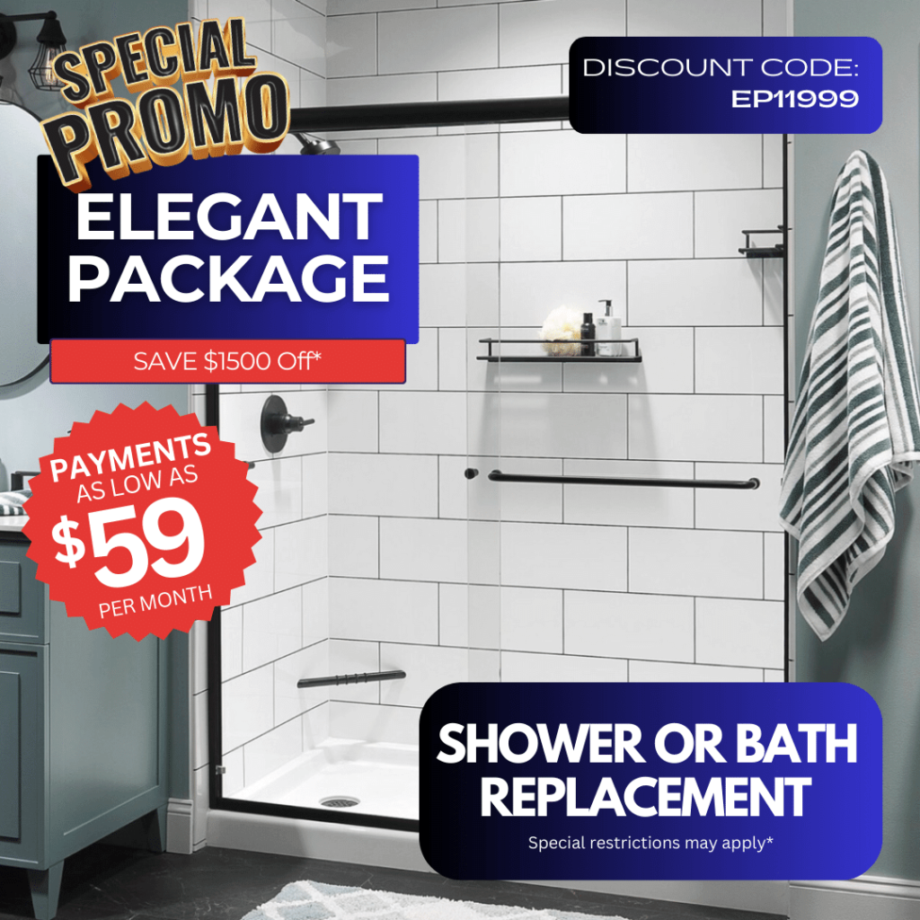 Apex Bathroom Remodeling Walk-In Shower Special Offers​