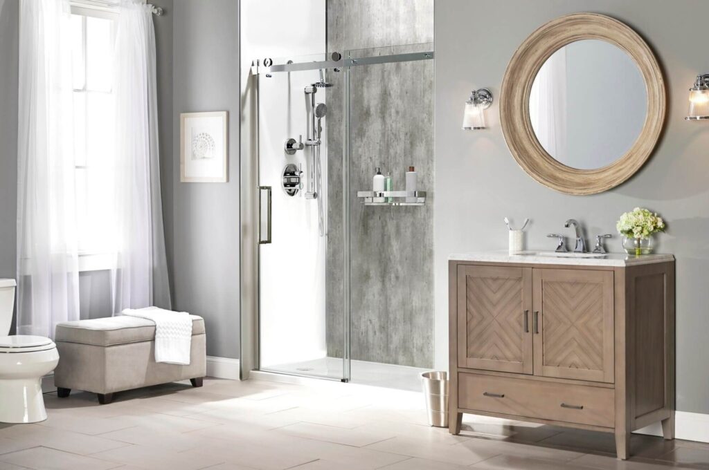 Antimicrobial Materials Used with Apex Walk-In Shower Systems
