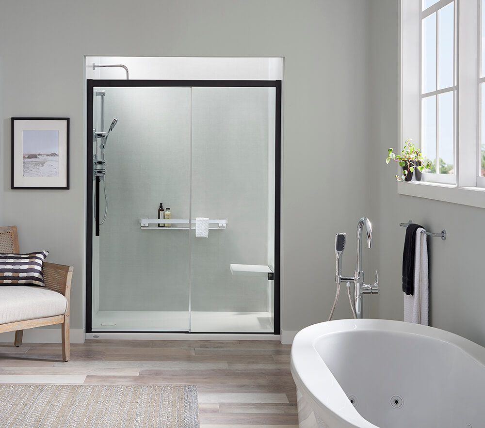 Antimicrobial Materials Used with Apex Walk-In Shower Systems