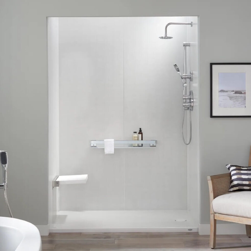 Antimicrobial Materials Used with Apex Walk-In Shower Systems