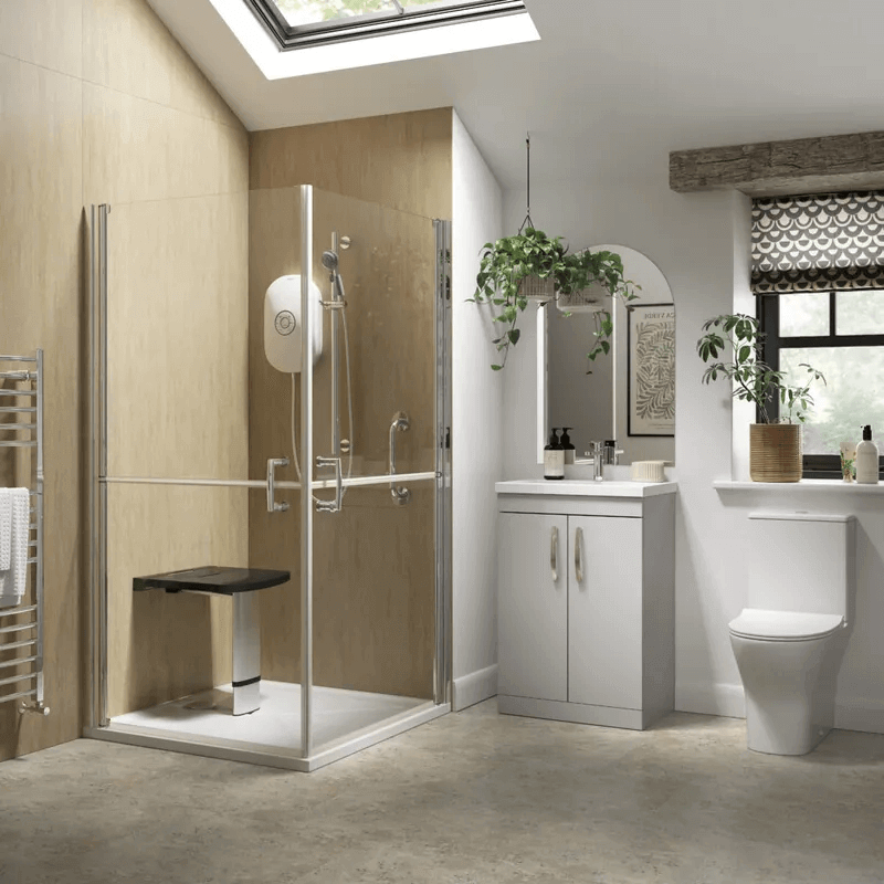 Antimicrobial Materials Used with Apex Walk-In Shower Systems