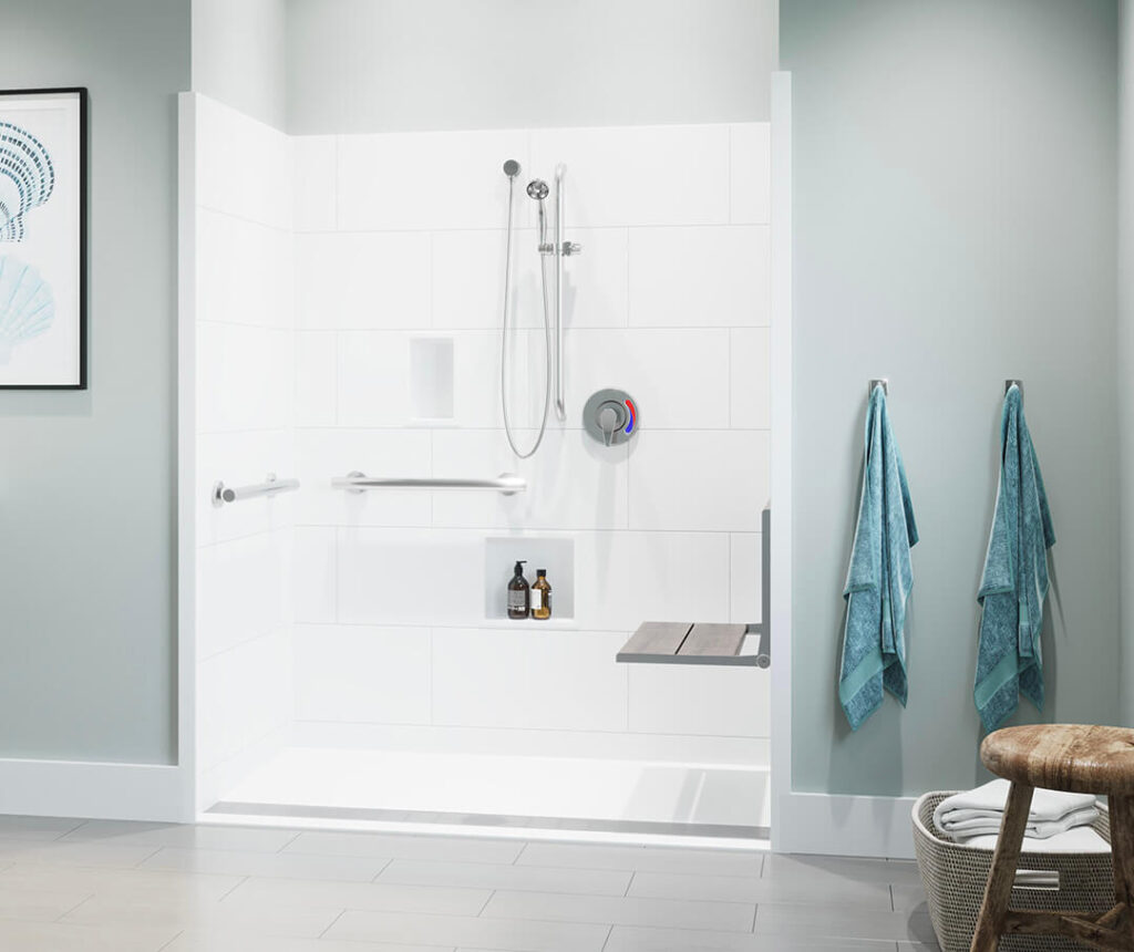 Walk-In Showers Help Prevent Slip and Falls