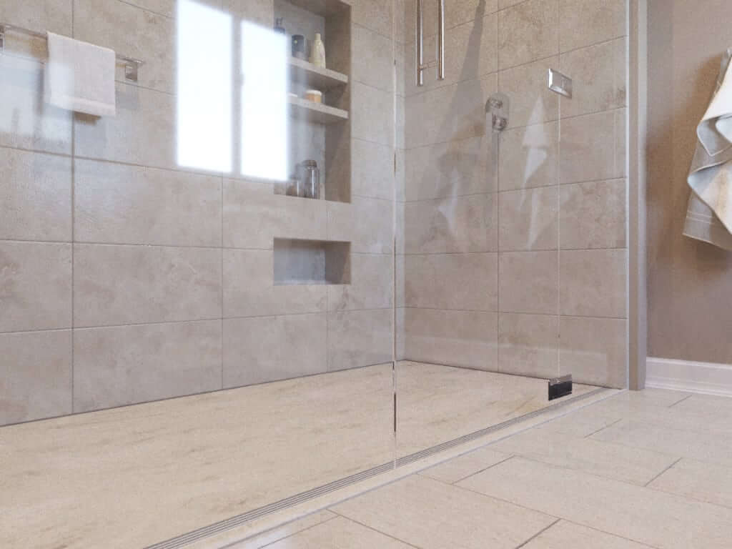 Curbless Walk-In Shower Ideas